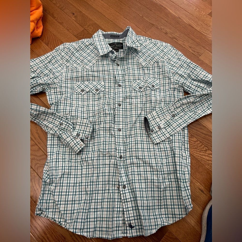 Cody James Mexican Western Style Button Down Shirt